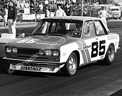 BRE: Historic Moment as Peter Brock Drives #85 at Drag Race: Pomona 1972